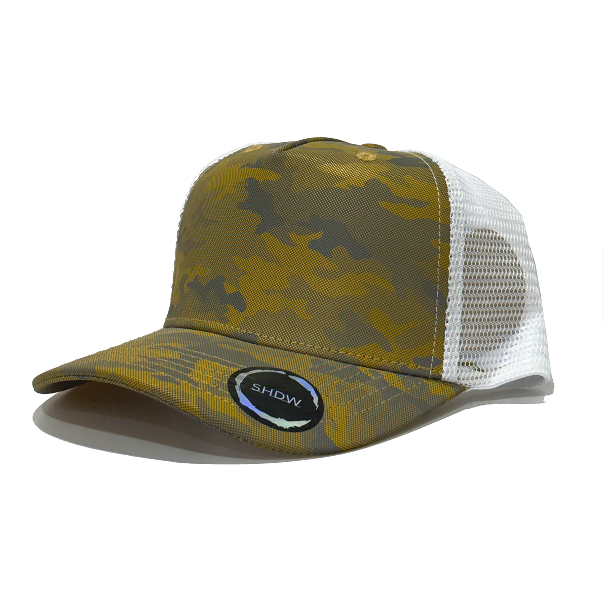Reflective Curved PeakCamouflage Snapback Cap