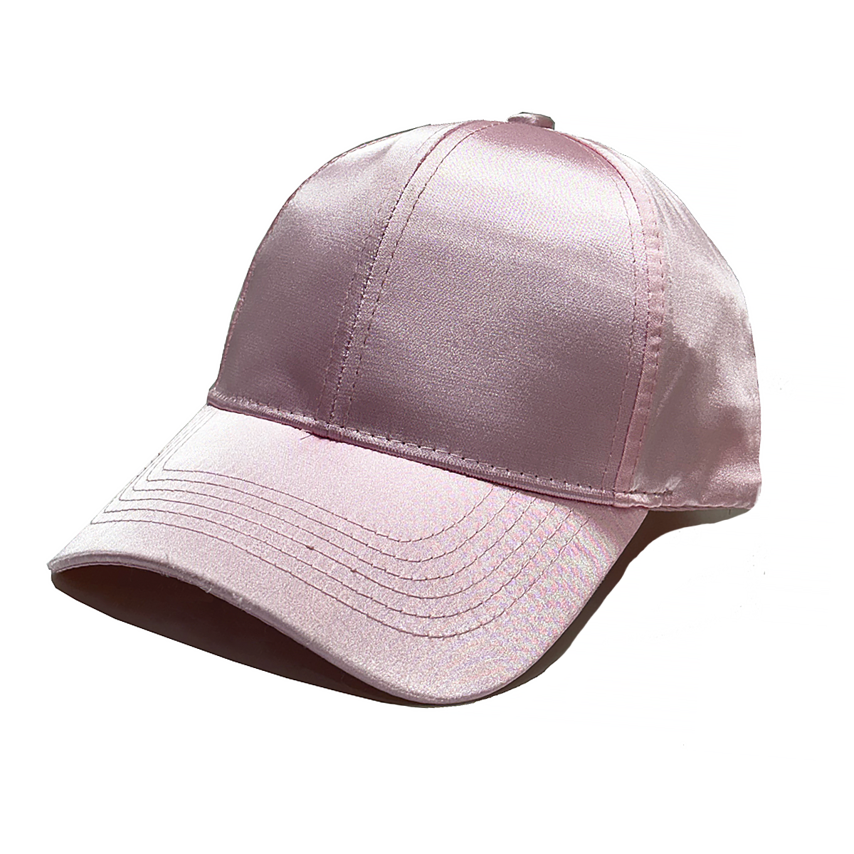 Silk Curved Peak Cap