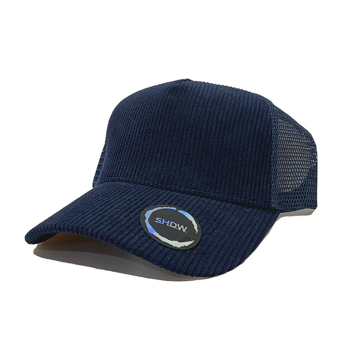 Corduroy 5 Panel Metallic Chrome Clip back caps