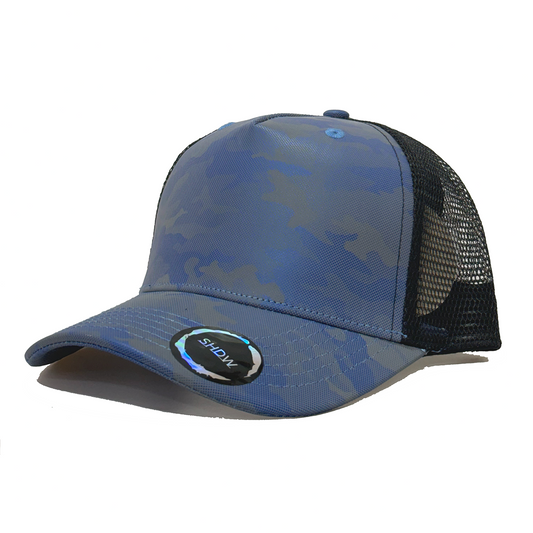 Reflective Curved PeakCamouflage Snapback Cap