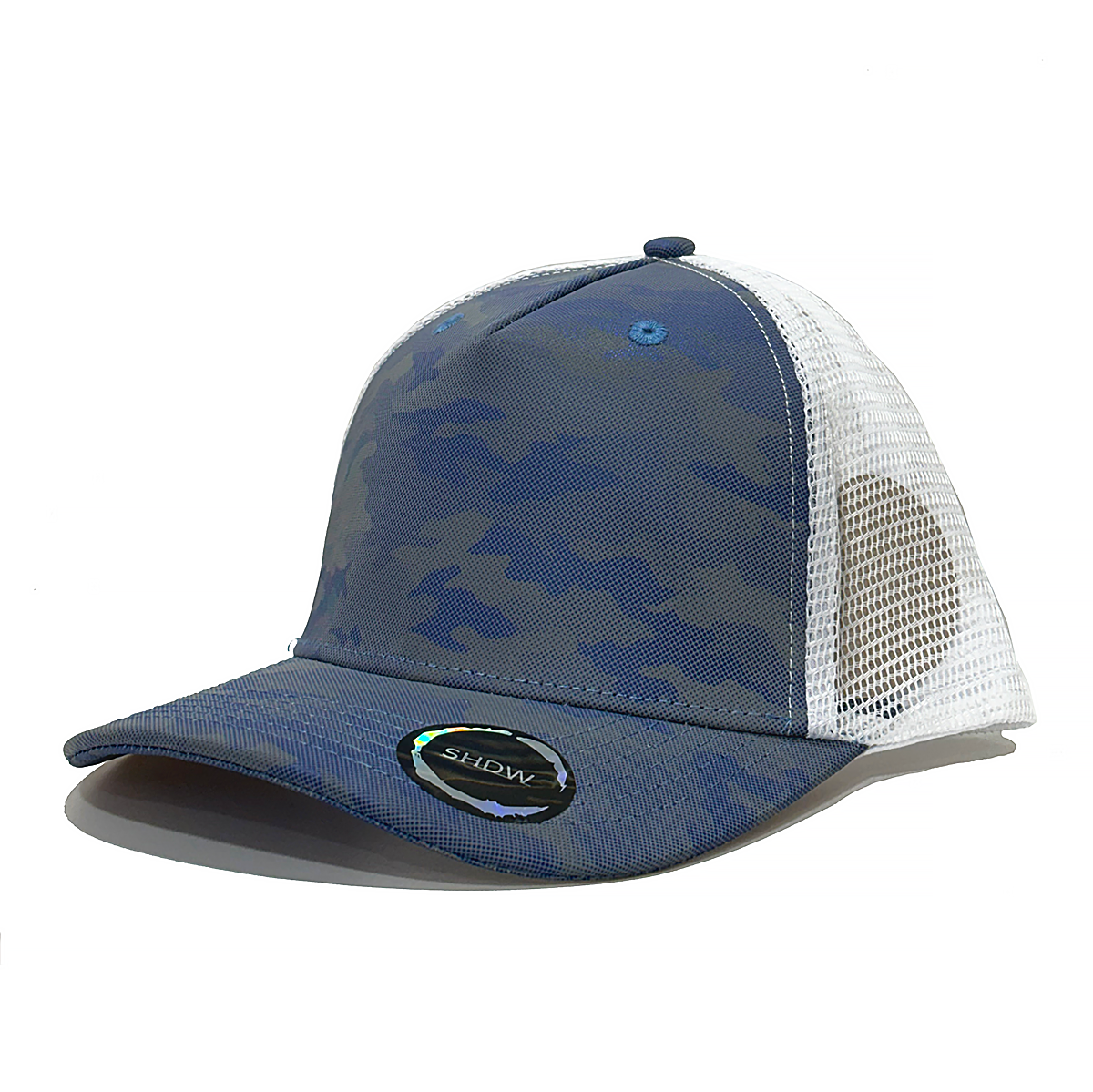 Reflective Curved PeakCamouflage Snapback Cap