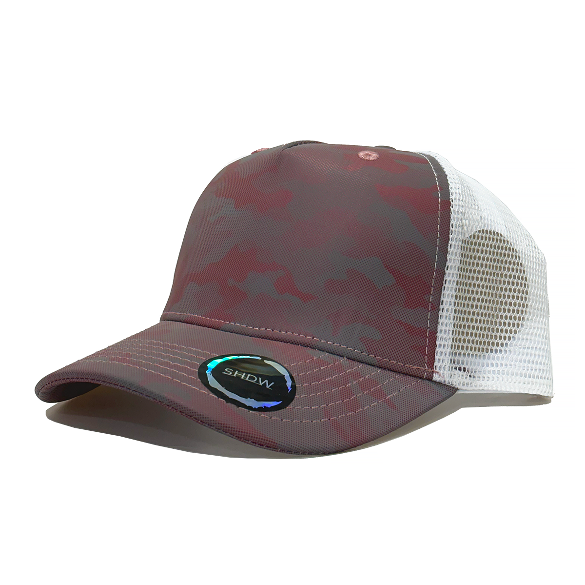 Reflective Curved PeakCamouflage Snapback Cap