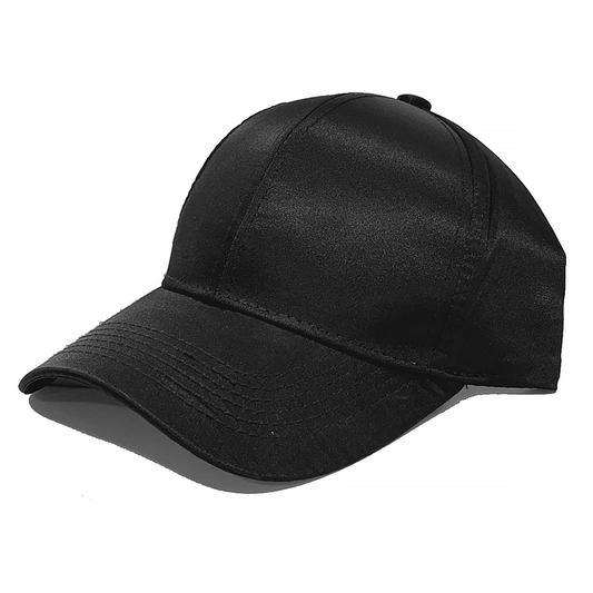 Silk Curved Peak Cap
