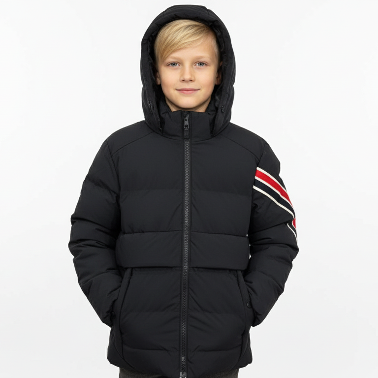 Kid's Puffer Jacket with Hood