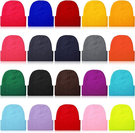 Premium Unisex Knit Beanie – Vibrant Colors for Every Style - Bulk Purchase