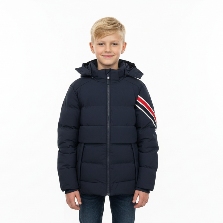 Kid's Puffer Jacket with Hood