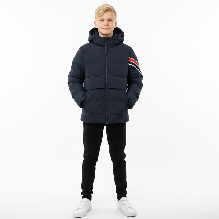 Kid's Puffer Jacket with Hood