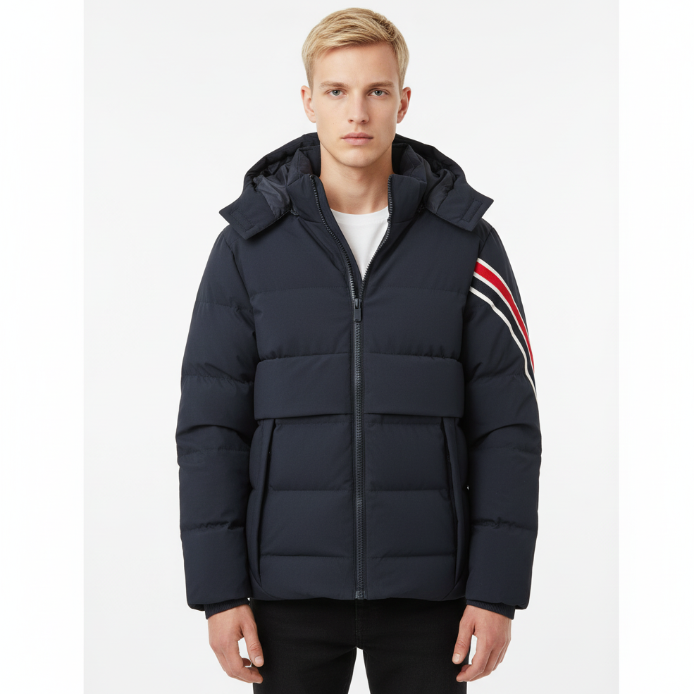 Men’s Puffer Jacket with Hood