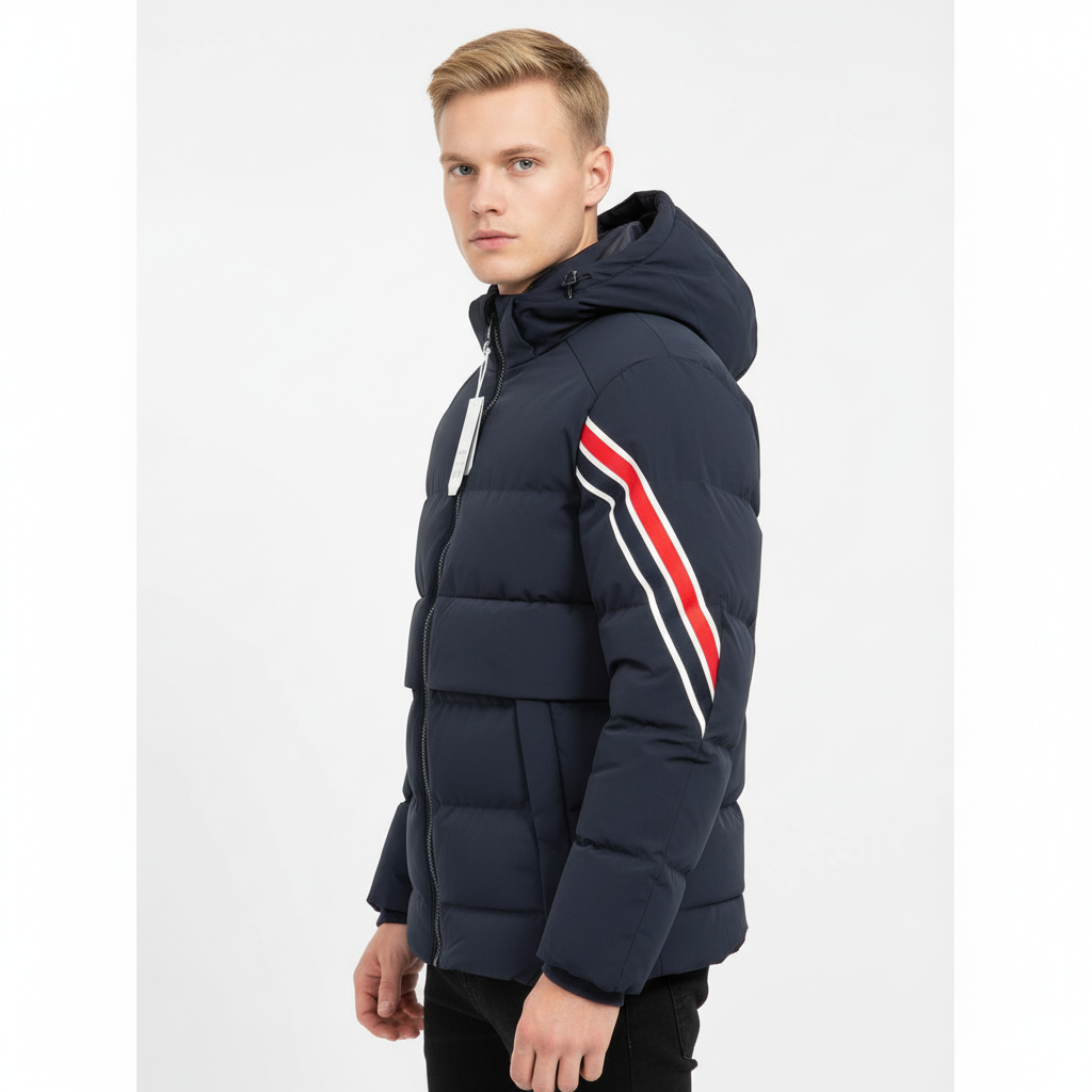 Men’s Puffer Jacket with Hood