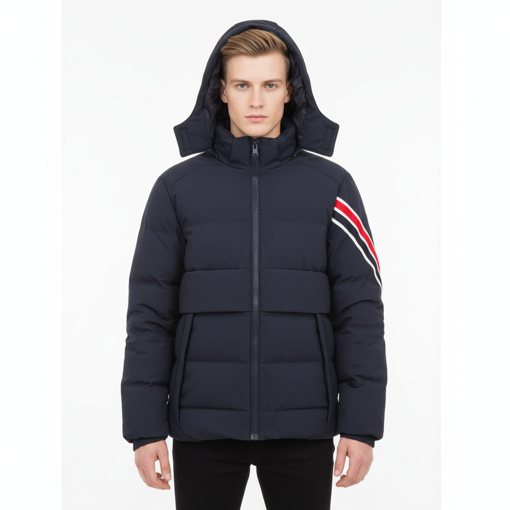 Men’s Puffer Jacket with Hood