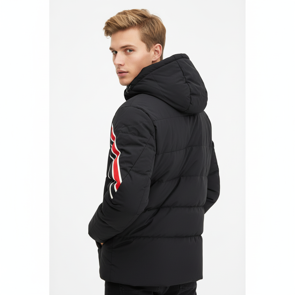 Men’s Puffer Jacket with Hood