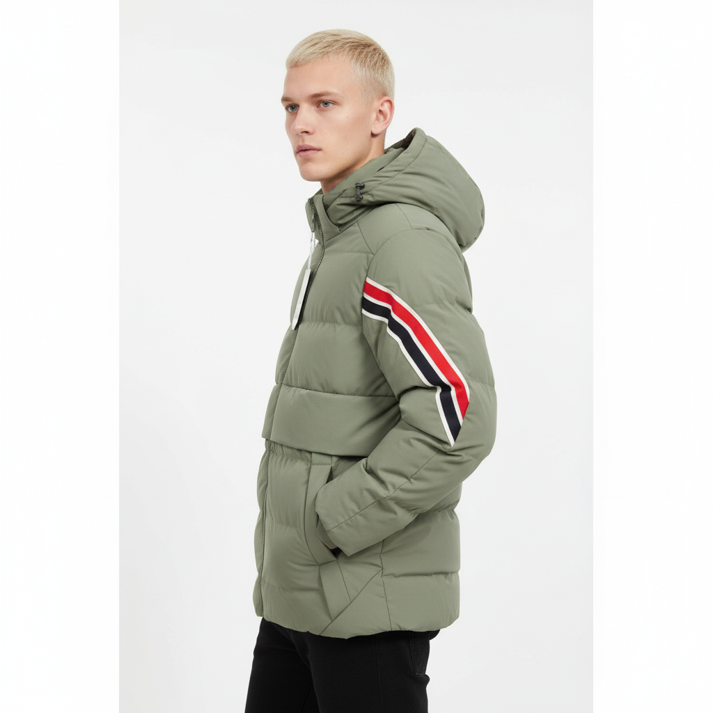 Men’s Puffer Jacket with Hood