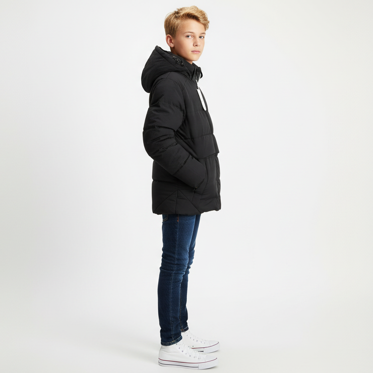 Kid's Puffer Jacket with Hood