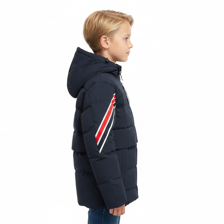 Kid's Puffer Jacket with Hood