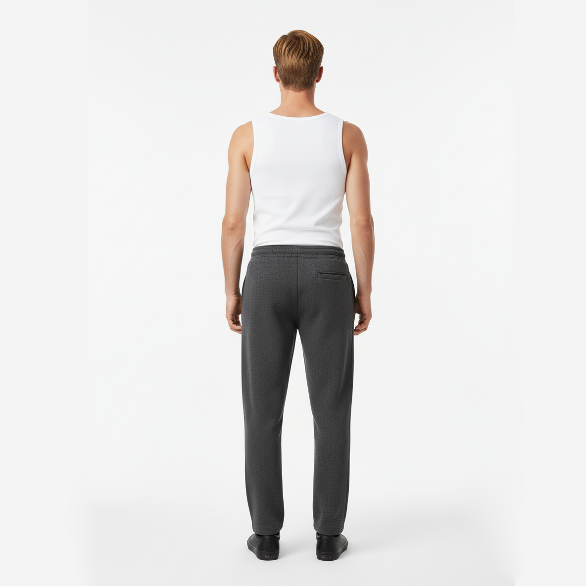 Men’s Dark Grey Loose-Fit Joggers