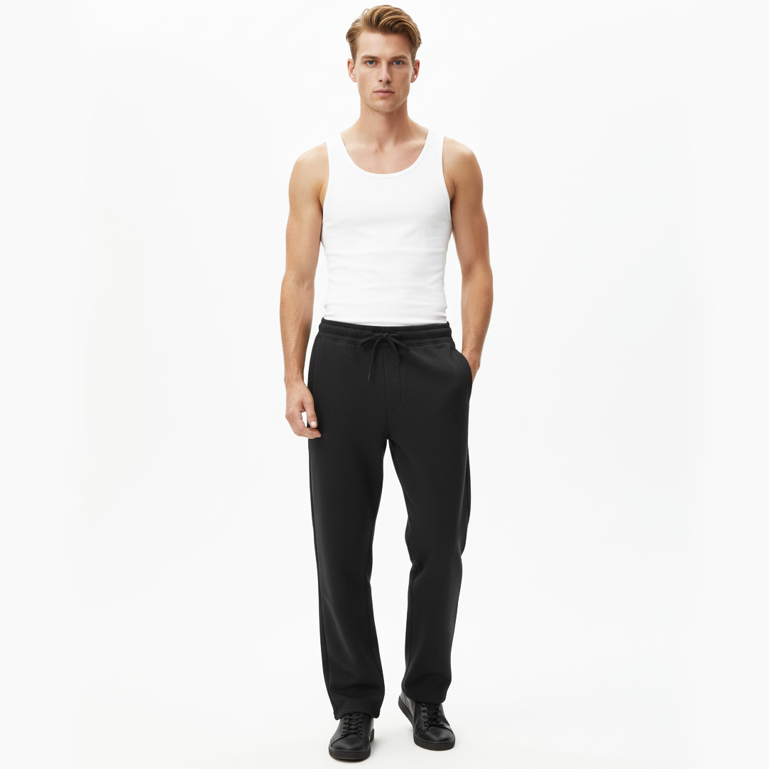Men’s Black Loose-Fit Joggers