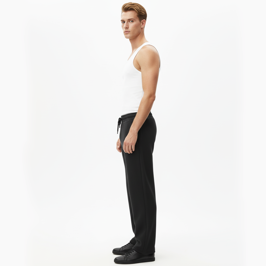 Men’s Black Loose-Fit Joggers