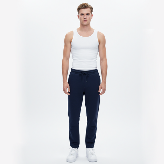 Men’s Navy Loose-Fit Joggers