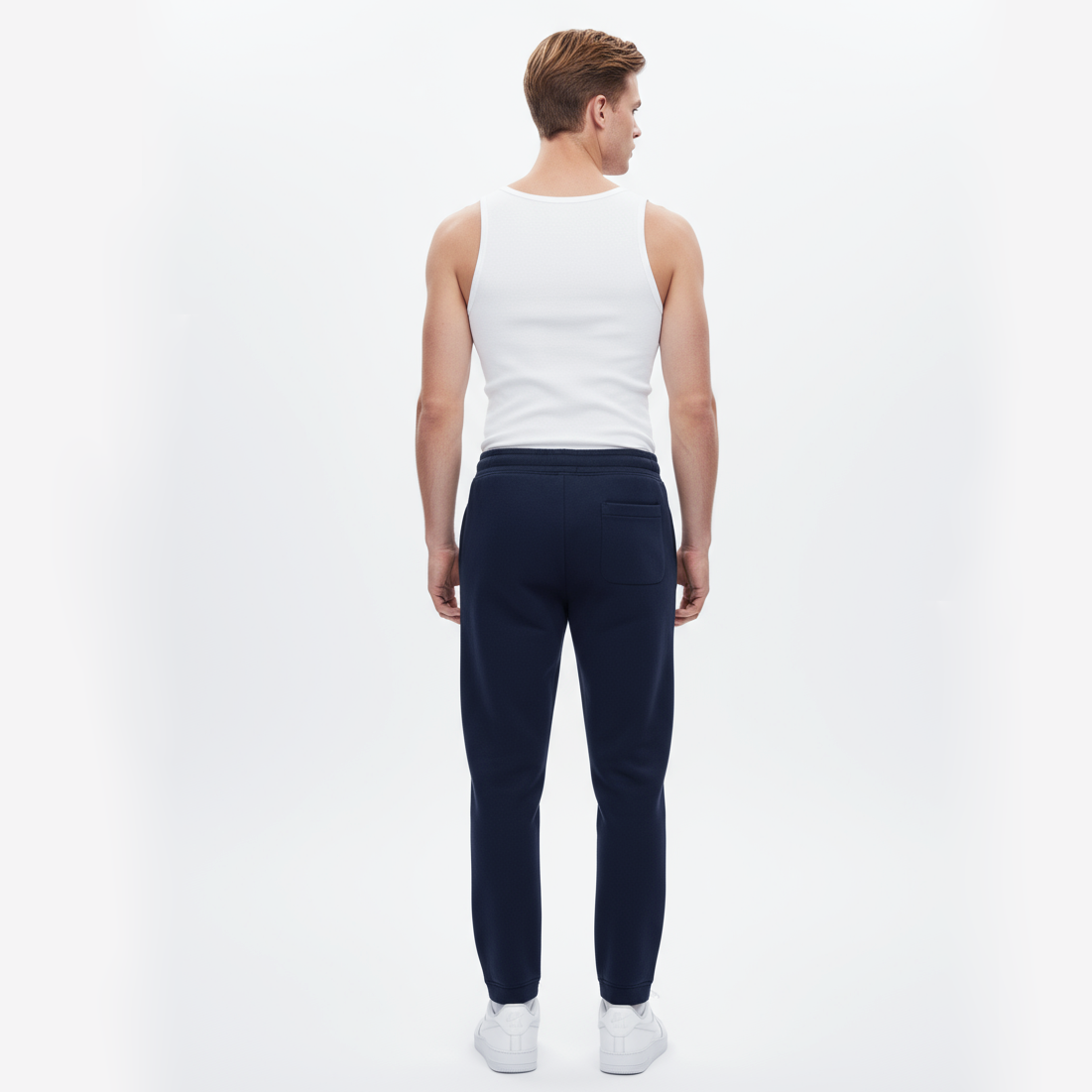 Men’s Navy Loose-Fit Joggers