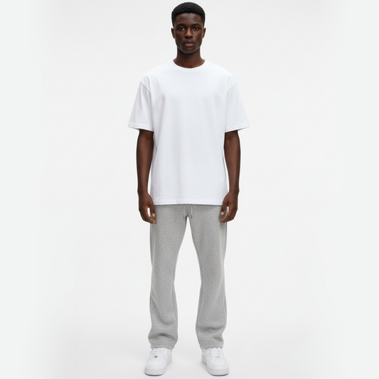 Men’s Grey Loose-Fit Premium Joggers