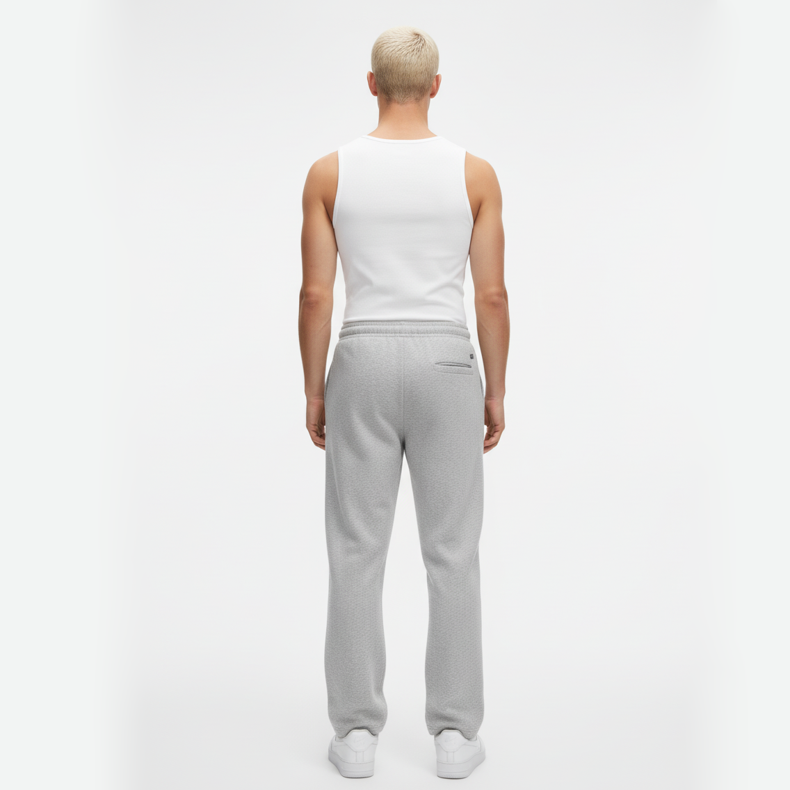 Men’s Grey Loose-Fit Premium Joggers